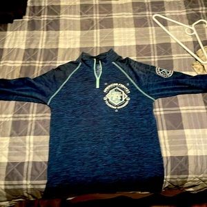 American fighter long sleeve polo